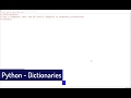 Programming Essentials in Python: Module 4 (Dictionaries)