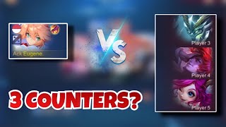 EPIC COMEBACK ⁉️ FANNY VS 3 MOST ANNOYING COUNTERS INTENSE TEAMFIGHT - MLBB