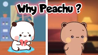 Why Peachu Behave Like this ? | Bubu Dudu | Milkmoachabear | Cute Couple | Animation