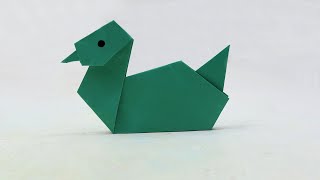 How to Make an Origami Duck - Paper Duck Tutorial