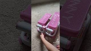 Unboxing my pink mini stepper from Amazon! #exercise