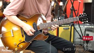 Red Guitars - KING SNAKE / Curtis - Poison Burst