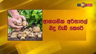 ආනයනික ආර්තාපල් බදු වැඩි කෙරේ