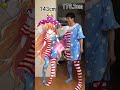 東方キャラと身長比較してみた②(※推定) #Shorts