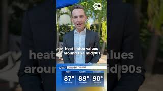 It's another scorcher in Southwest Florida on Monday, with a heat index in the 90s