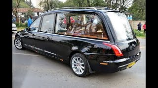 Collymore's body arrives at the Hindu crematorium in Kariokor amid tight security