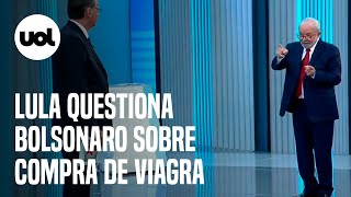 Lula questiona Bolsonaro sobre compra de Viagra e presidente responde: 'Para tratamento de próstata'