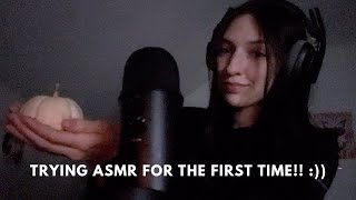 My first ASMR video (as an avid watcher)