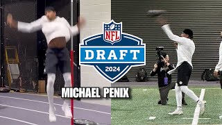 EVERY THROW: Michael Penix INSANE FULL NFL Pro Day Debut🔥 “Most SLEPT ON QB in 2024 NFL DRAFT”