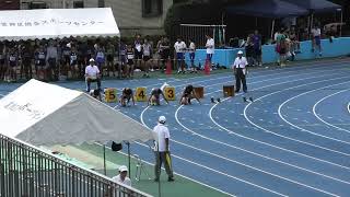 第１４回葛飾区ナイター記録会　中学２年生男子１００ｍ　凜空