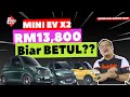 Kereta Elektrik Mini EV X2, Harga RM13,800 - Biar Betul?