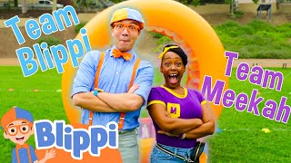 Blippi Vs. Meekah Game Show! | BEST OF BLIPPI TOYS | Educational Videos for Kids