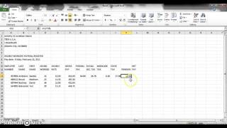 Activity 12 - Teen USA Payroll Register