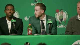 The Boston Celtics Introduce Kyrie Irving and Gordon Hayward!