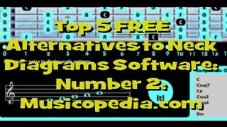 Top 5 FREE "Neck Diagrams" Alternatives | #2: Musicopedia.com