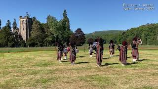 Blairgowrie Rattray and District Pipe Band at the Dunkeld and Birnam Jubilee 2022