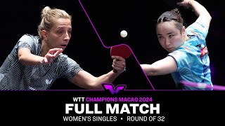 FULL MATCH | Elizabeta Samara vs Mima Ito | WS R32 | #WTTMacao 2024