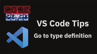VS Code tips — Go to type definition