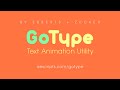 GoType - The simplest text animator for After Effects