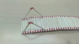 How to make bridge in matchsticks