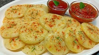 सिर्फ आधा कटोरी सूजी से बनाएं सुबह का हल्का फुल्का टेस्टी नाश्ता l bread snacks recipe ll