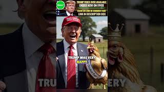 The Chicken Voted for Trump… #youtube  🐔🗳️🔥  #FunnyShorts #ViralShorts #DonaldTrump  #ChickenVotes