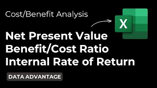 Calculate NPV, BCR and IRR for Cost/Benefit Analysis