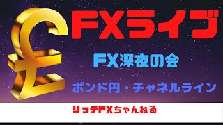 【FXライブ】FX深夜会・FX初心者さん歓迎！ 相場の未来が分かるチャネルライン（ポンド円 垂れ流し配信）  11/18/2020