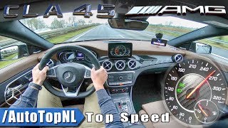 CLA 45 AMG 2018 | ACCELERATION \u0026 TOP SPEED ON AUTOBAHN by AutoTopNL