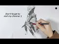 how to draw ken takakura full body out of a stickman easy step by step dandadan