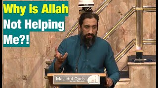Nouman Ali Khan Funny : Why is Allah Not Helping Me? | Nouman Ali Khan Ramadan | 2020 Lectures