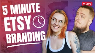 Etsy Shop Branding in 5 MINUTES with Canva - The Friday Bean Coffee Meet