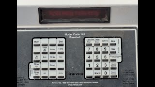 How to Operate the Scoreboards