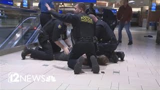 Gunshot, knife wounds among injuries in Christmas chaos at Sky Harbor Airport