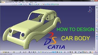 HOW TO DESIGN CAR BODY USING CATIA