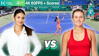 Emma Raducanu vs Peyton Stearns Court-Level Highlightsㅣ2024 Korea Open