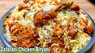 Delhi ki shadiyon wali Mughlai Zafrani Chicken briyani🔥Most delicious bawarchi style❤️Must try 👍