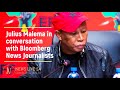 Re Broadcast : Julius Malema in conversation with Bloomberg News Journalists