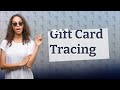 Can an Amazon gift card be traced?