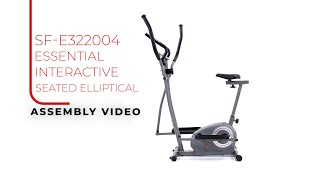 How to Assemble: Essential Interactive Series Seated Elliptical: SF-E322004
