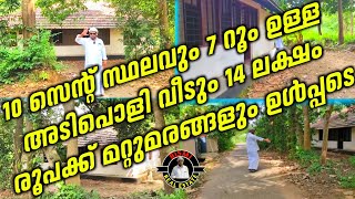 10 സെന്റ് സ്ഥലവും 7 റൂം ഉള്ള അടിപൊളി വീടും 14 ലക്ഷം രൂപക്ക് മറ്റുമരങ്ങളും ഉൾപ്പടെ | House For Sale |