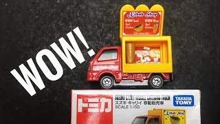 Tomica トミカ No. 57 Suzuki Carry Mobile Catering Truck Unboxing and Review