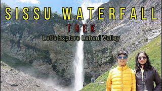 Sissu Waterfall Trek | Things to Do in Sissu Manali | Beautiful Heart Shaped Waterfall