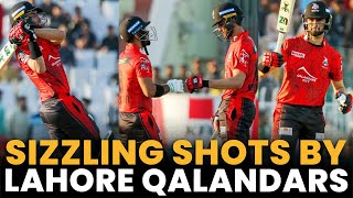 Sizzling Shots By Lahore Qalandars | Peshawar Zalmi vs Lahore Qalandars | Match23 | HBL PSL 8 | MI2A