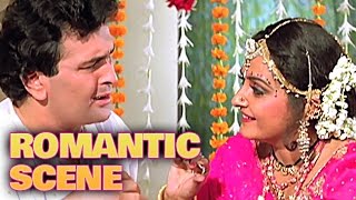 Rishi & Jayapradha First Night Romance | Romantic Scene | Dhartiputra | Mammootty, Rishi Kapoor | HD
