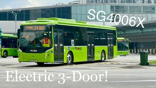 [G-AS] SG4006X - New CRRC C12 Electric 3-Door Bus under Training!