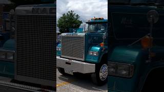 Shiny Mack Superliner with a E9 V8 in it @ the ATHS Truck Show in York PA