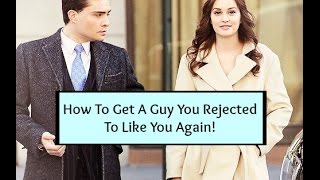 Ask Shallon: How To Get A Guy You Rejected To Like You Again!