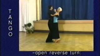 Tango dance steps 10. Open reverse turn-closed finish-lady inline