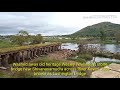 the swept away wellesley stone bridge over river cauveri @ shivanasamudra wesley heritage bridge